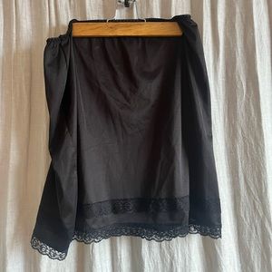 Vintage Lace Slip Skirt